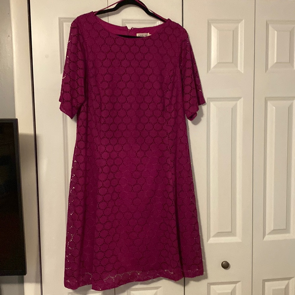 Eliza J. Soft lace dress 16W